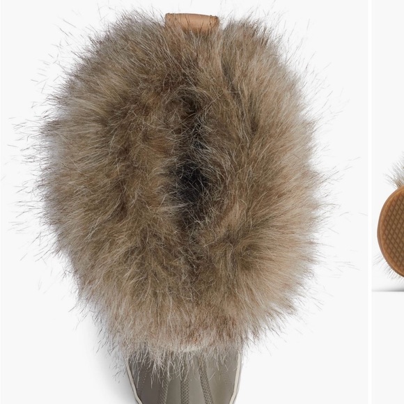 Sorel Women's Tan and Green Winter Boots - Picture 6 of 8